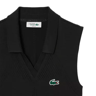 Polo Donna Lacoste Sleeveless Blu