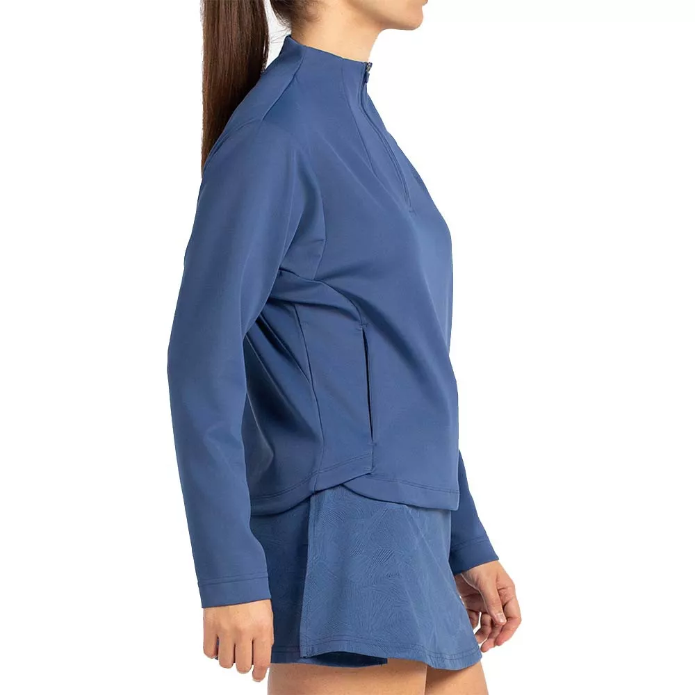 Sweatshirt Bullpadel Donna Leste Nero