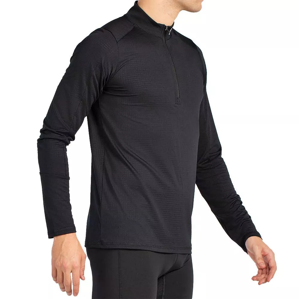 T-shirt a maniche lunghe Asics Court LS Zip bianca