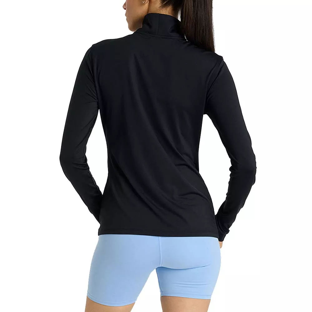 T-shirt a maniche lunghe Mouratoglou Bambina Nera