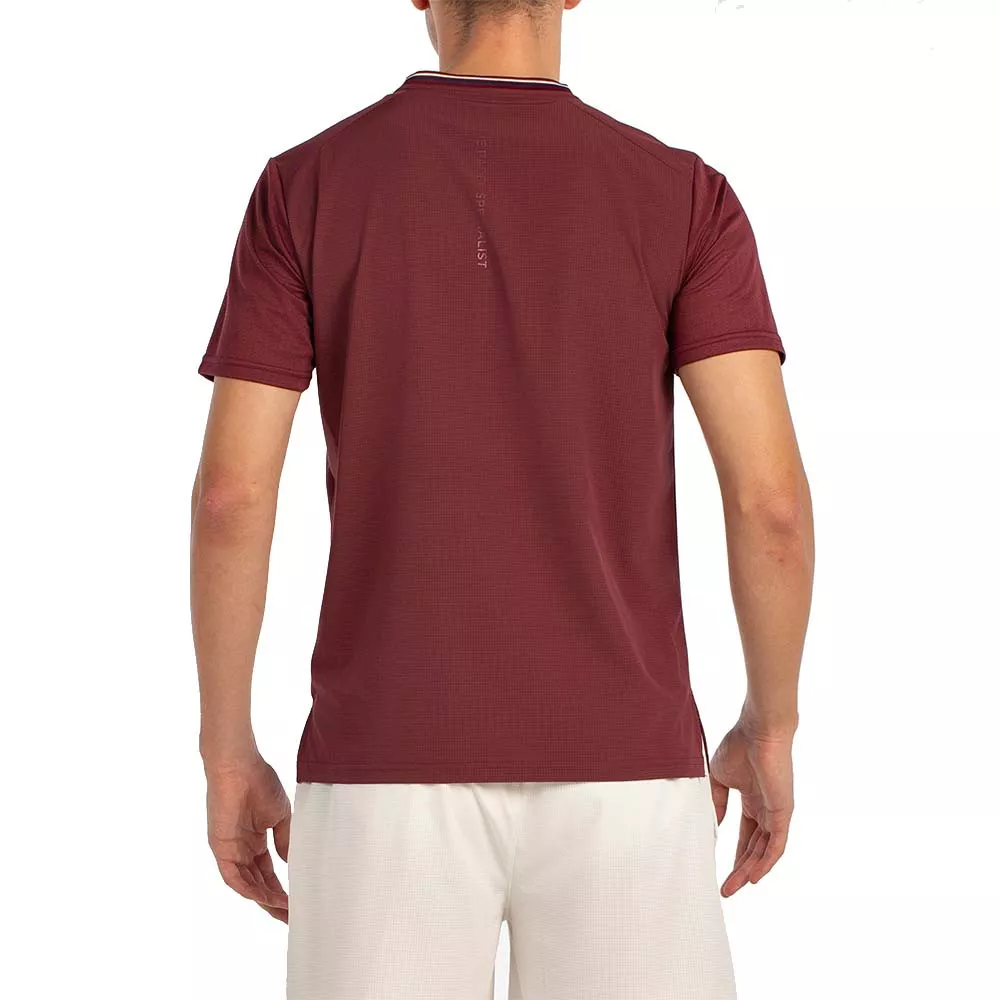 Maglietta Bullpadel Alder Bordeaux