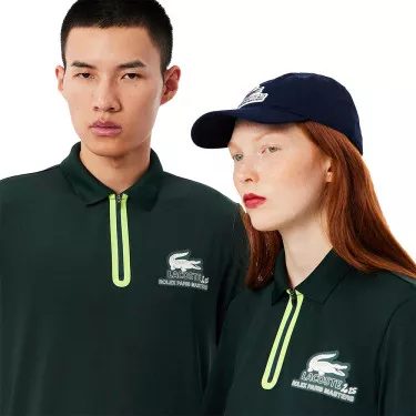 Polo Lacoste Tennis Melbourne Daniil Medvedev Verde