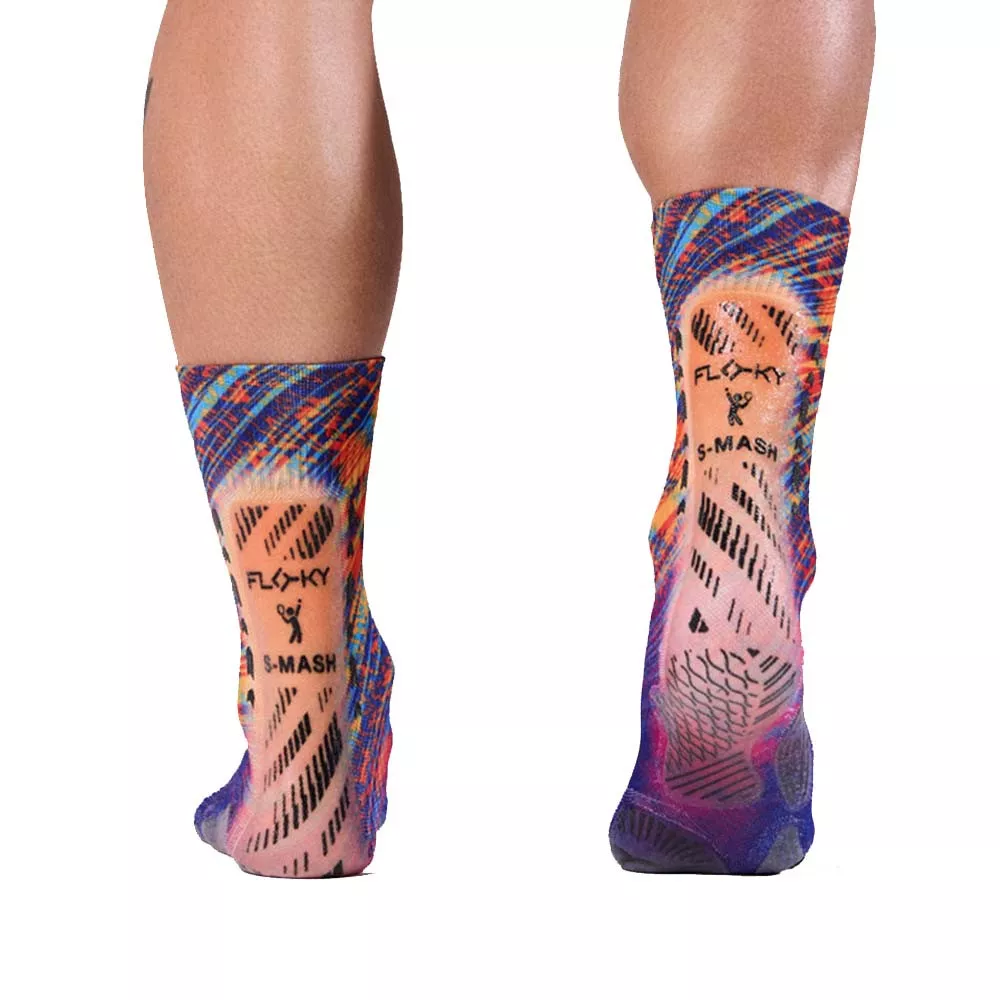 Calzini a compressione Floky S-MASH 3D FANTASY Bali Blu