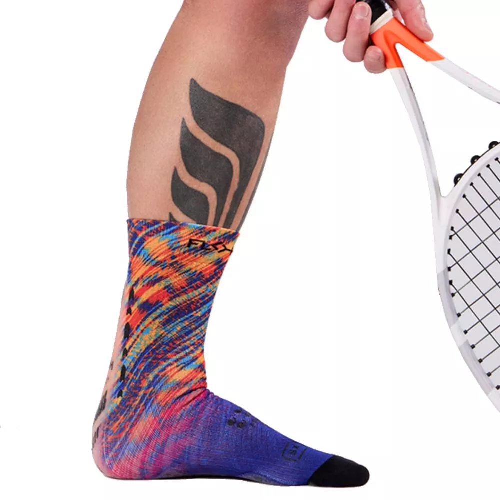 Calzini a compressione Floky S-MASH 3D FANTASY Bali Blu