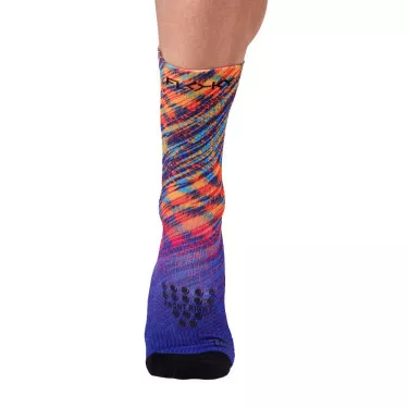 Calzini a compressione Floky S-MASH 3D FANTASY Rio Blu / Arancio