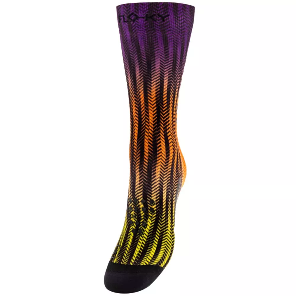 Calzini a compressione Floky S-MASH 3D FANTASY Rio Blu / Arancio