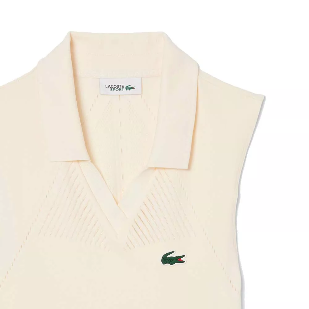 Robe Lacoste Tennis Stretch Donna Nero