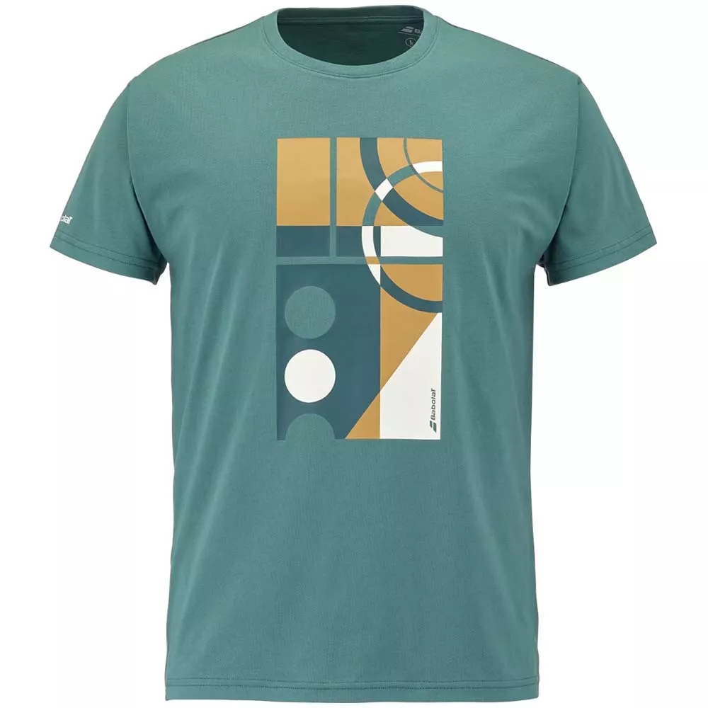 T-shirt Babolat Exercise Graphic Arancione