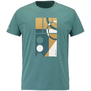 T-shirt Babolat Exercise Graphic Arancione