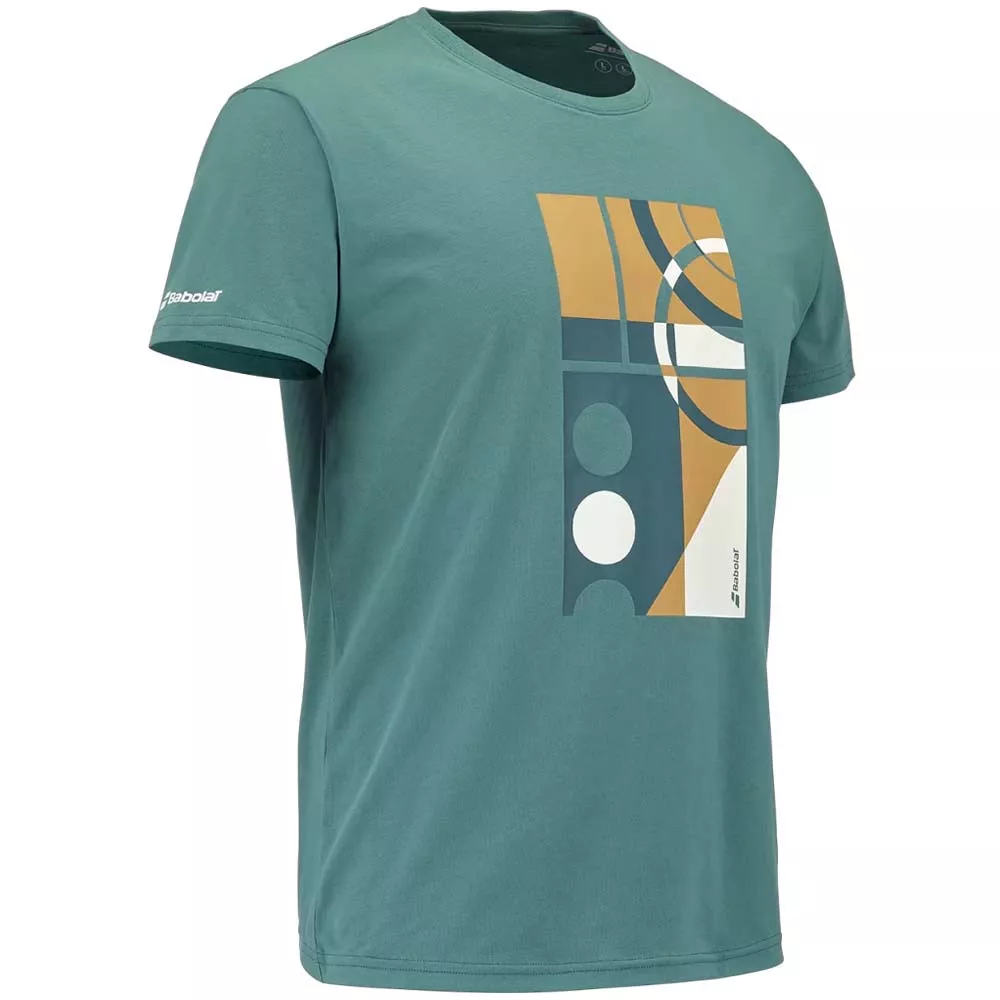 T-shirt Babolat Exercise Graphic Arancione