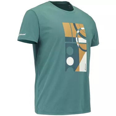 T-shirt Babolat Exercise Graphic Arancione
