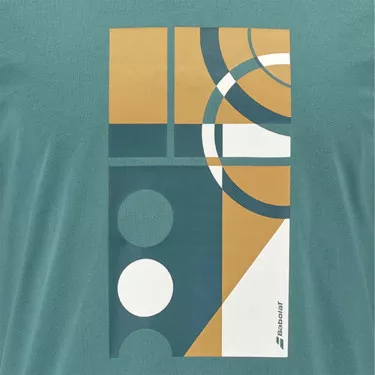 T-shirt Babolat Exercise Graphic Arancione