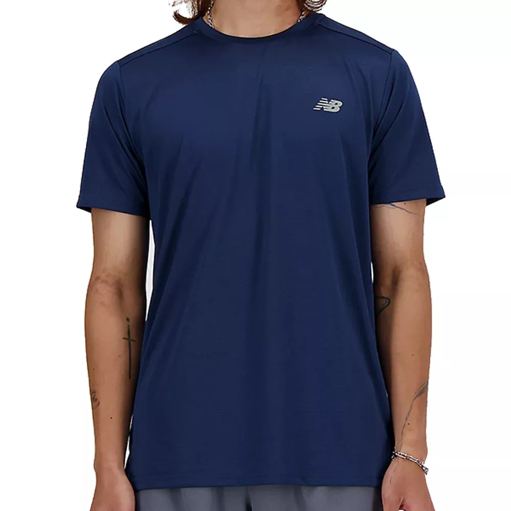 T-shirt New Balance Essentials Grigio blu