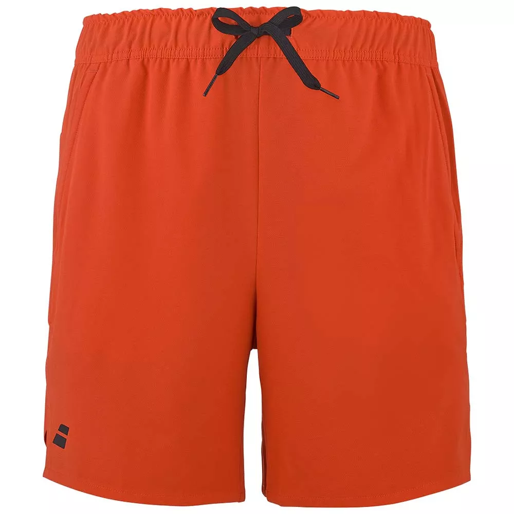 Short Babolat Play Bianco/Arancio
