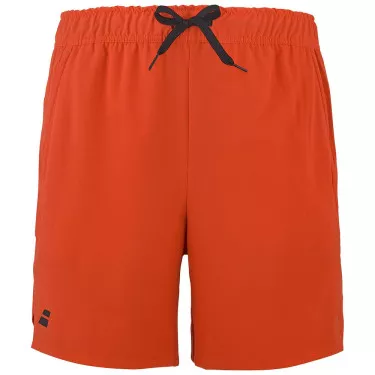Short Babolat Play Bianco/Arancio