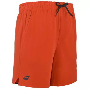 Short Babolat Play Bianco/Arancio