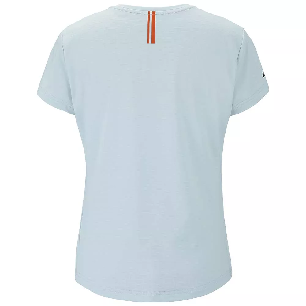 T-Shirt Babolat Play Cap Donna Bianco/Blu
