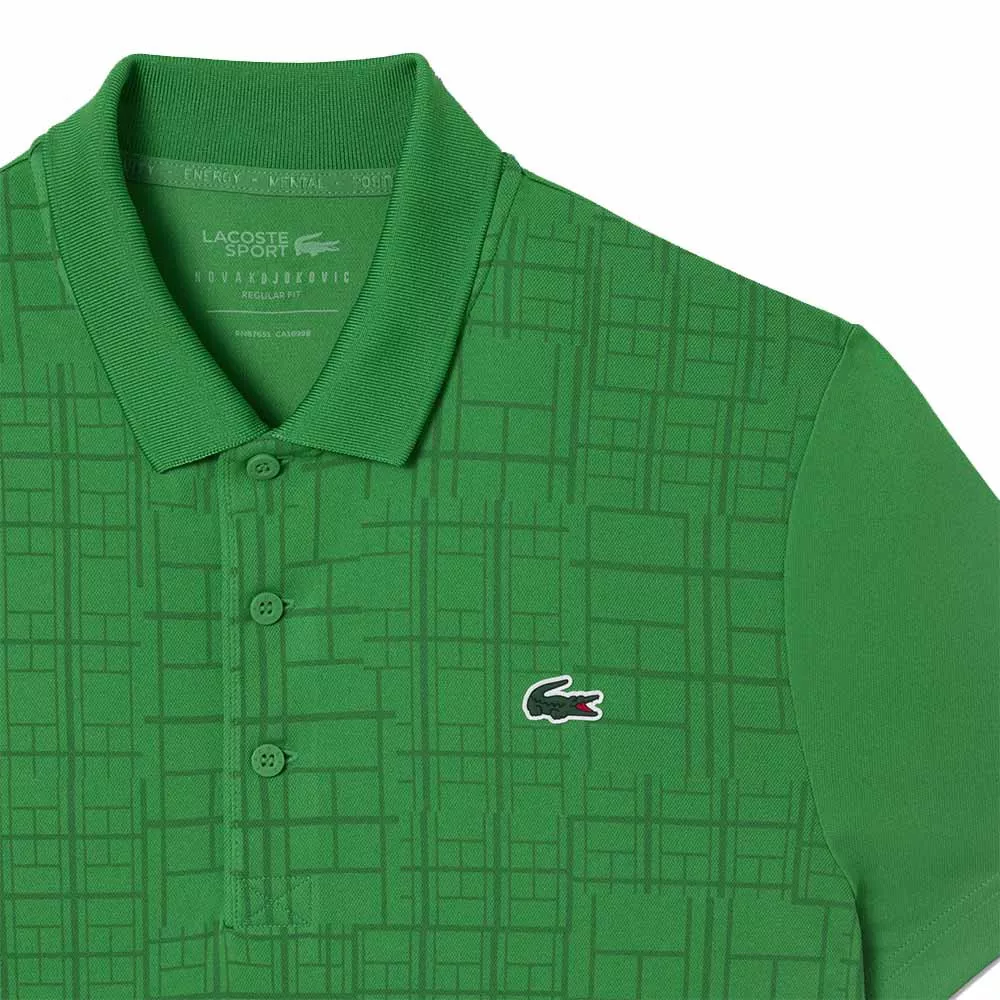 Polo Lacoste Tennis Novak Djokovic Nero