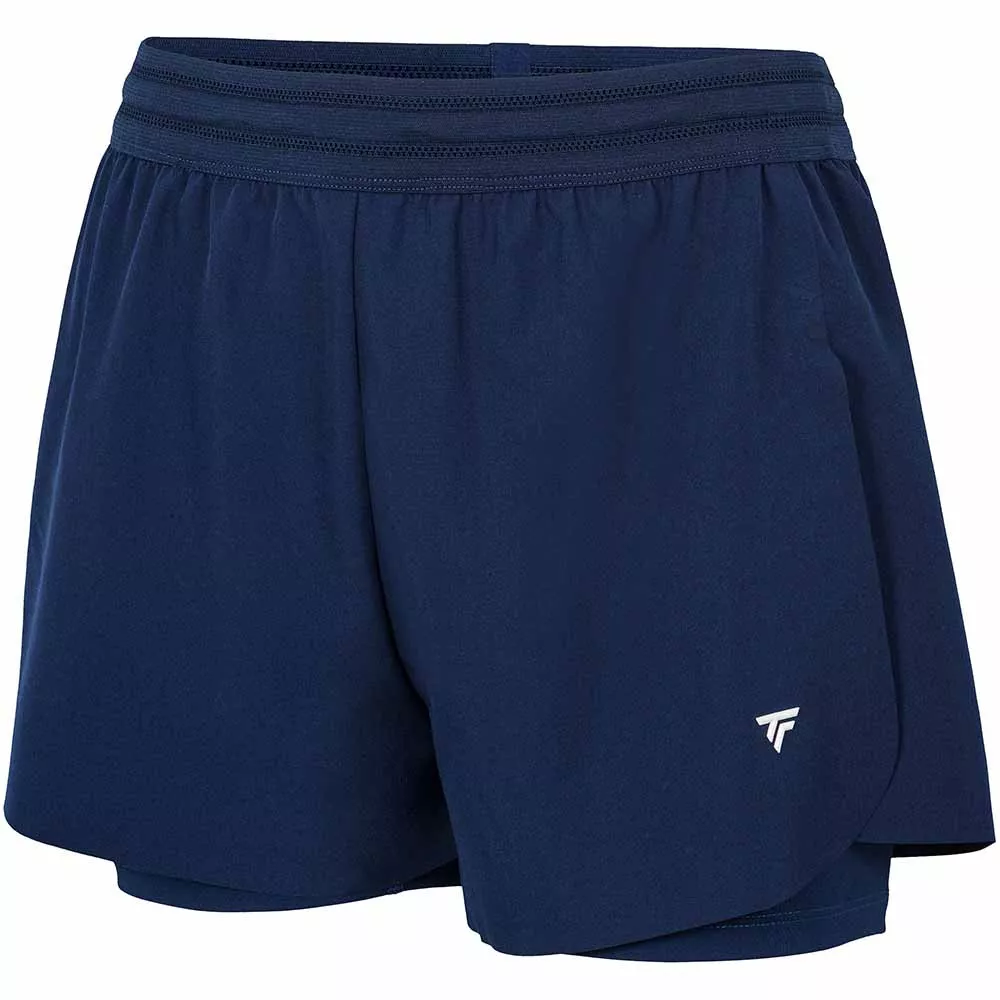 Pantaloncini Team Tecnifibre Donna Blu Navy