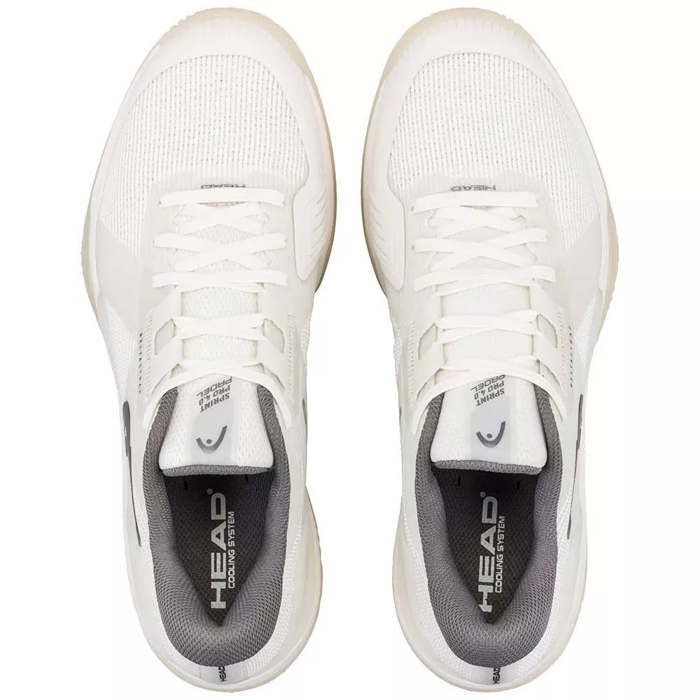 Scarpe Head Sprint Pro 4.0 Padel Bianche / Grigie