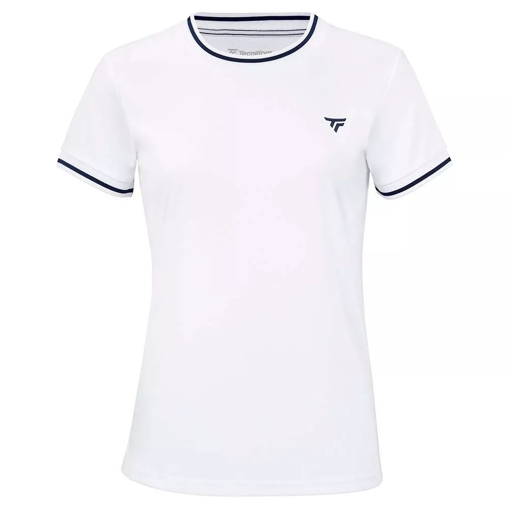 T-Shirt Tecnifibre Team Tech Donna Bianco per Padel