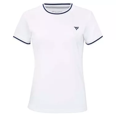 T-Shirt Tecnifibre Team Tech Donna Bianco per Padel