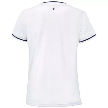 T-Shirt Tecnifibre Team Tech Donna Bianco per Padel