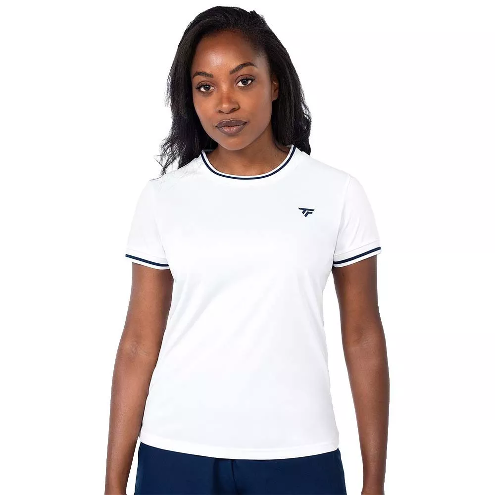 T-Shirt Tecnifibre Team Tech Donna Bianco per Padel