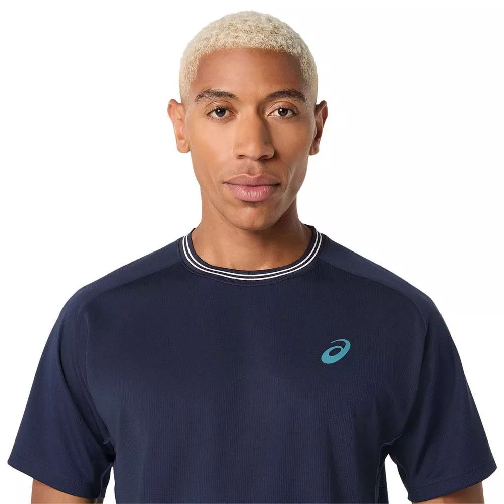 T-Shirt Asics Game SS Blu marino