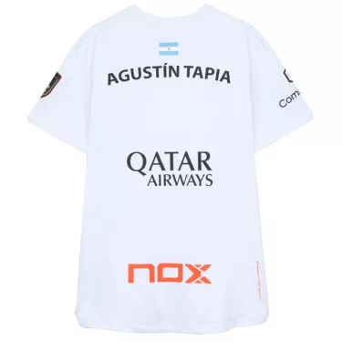 T-shirt Nox AT10 Agustín Tapia Bianco