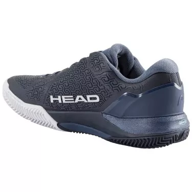 Scarpe Head Revolt Pro 5.0 Padel Suola a Spina di Pesce Nero / Blu