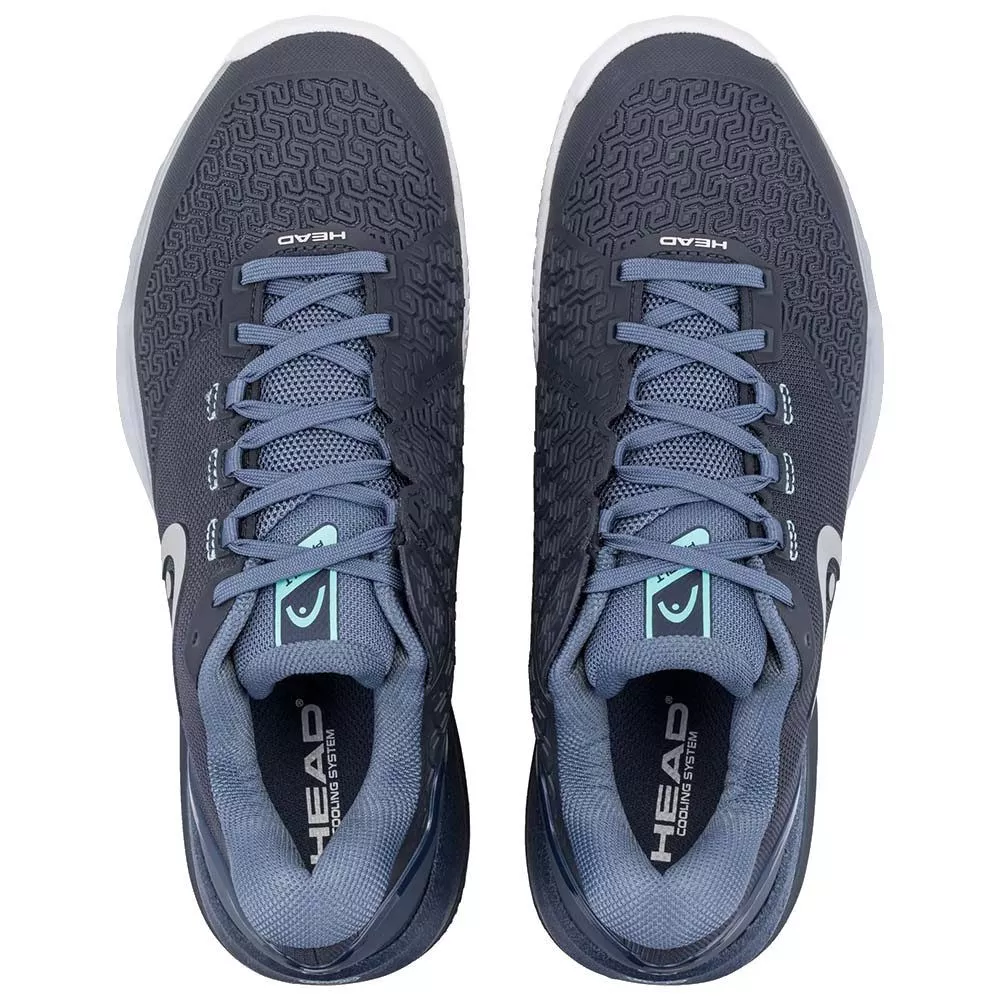 Scarpe Head Revolt Pro 5.0 Padel Suola a Spina di Pesce Nero / Blu