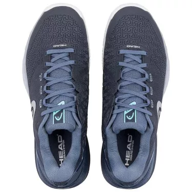 Scarpe Head Revolt Pro 5.0 Padel Suola a Spina di Pesce Nero / Blu