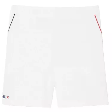 Short Lacoste Squadra Francia Padel Bianco