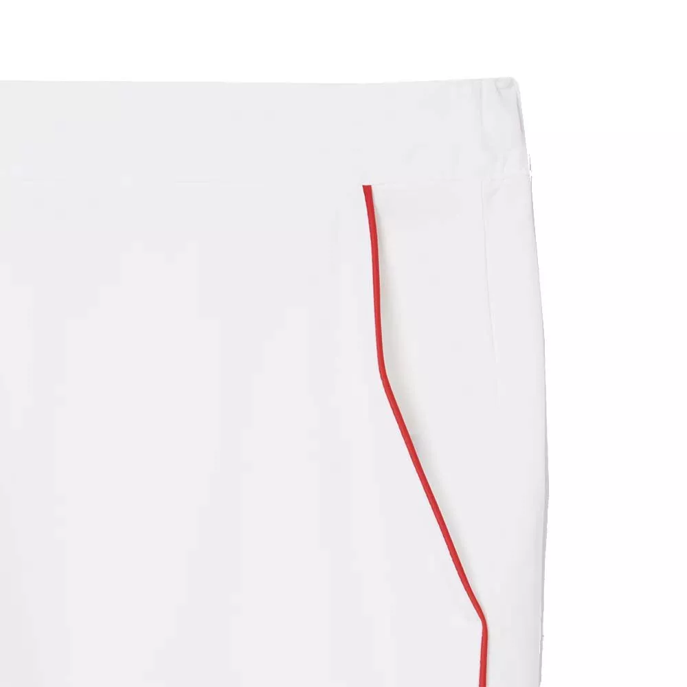 Short Lacoste Squadra Francia Padel Bianco