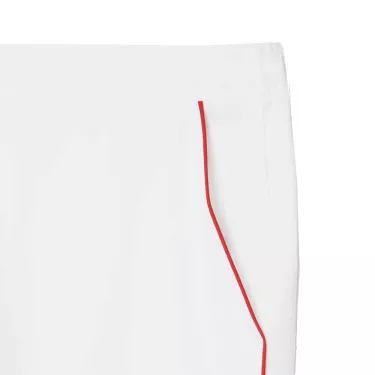 Short Lacoste Squadra Francia Padel Bianco