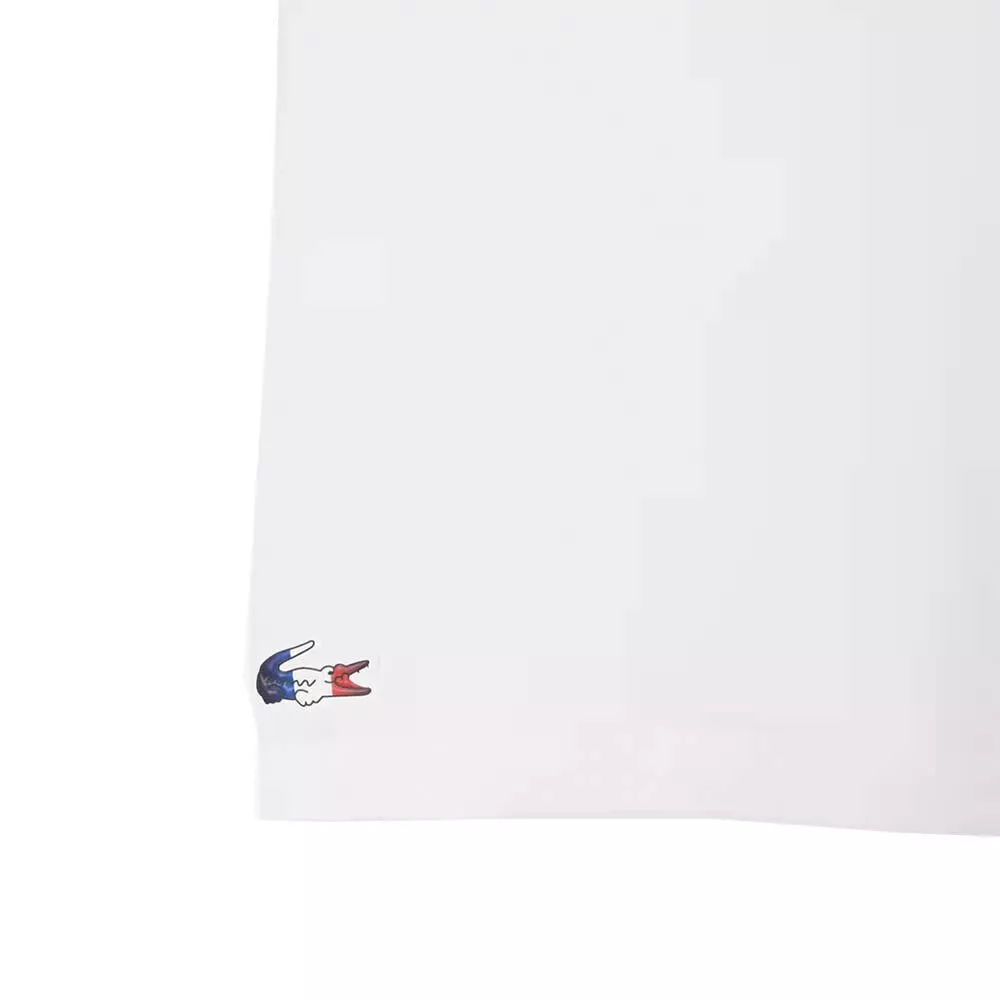 Short Lacoste Squadra Francia Padel Bianco