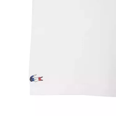 Short Lacoste Squadra Francia Padel Bianco