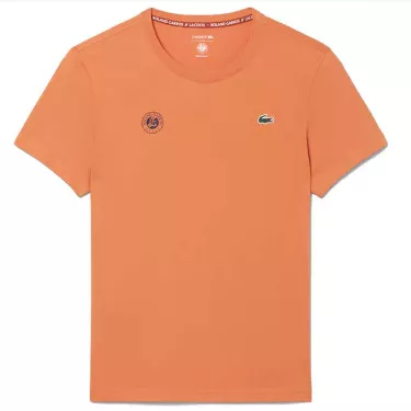 Maglietta Lacoste Padel Roland Garros Arancione
