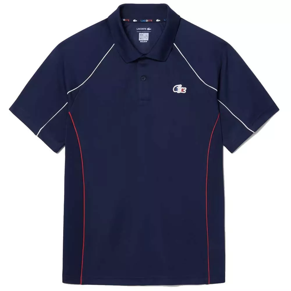 Polo Lacoste Squadra Nazionale Francese di Tennis Blu Navy