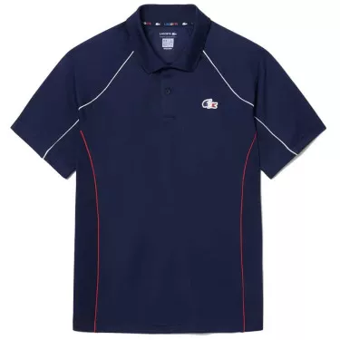 Polo Lacoste Squadra Nazionale Francese di Tennis Blu Navy
