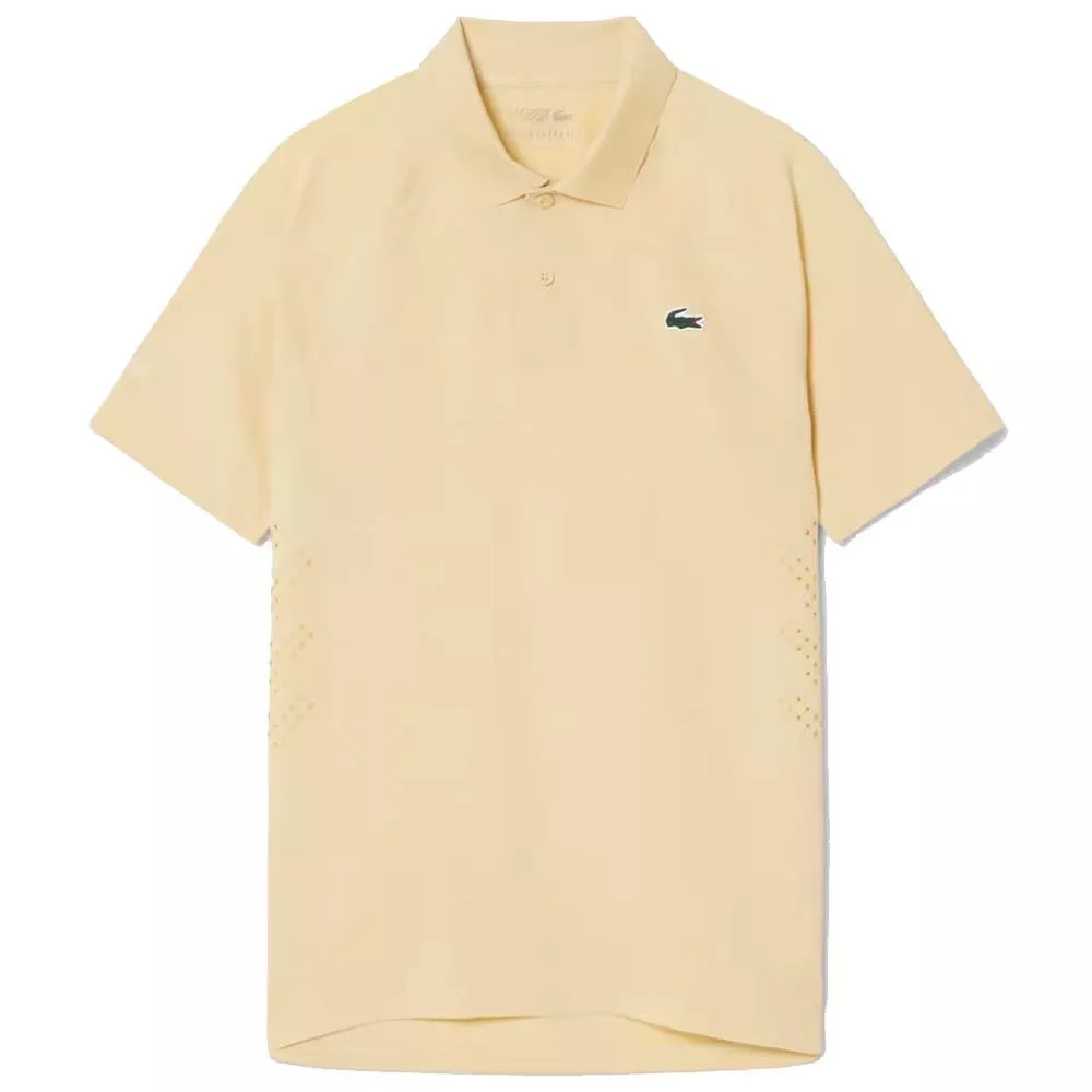 Polo Lacoste Padel Novak Djokovic Giallo