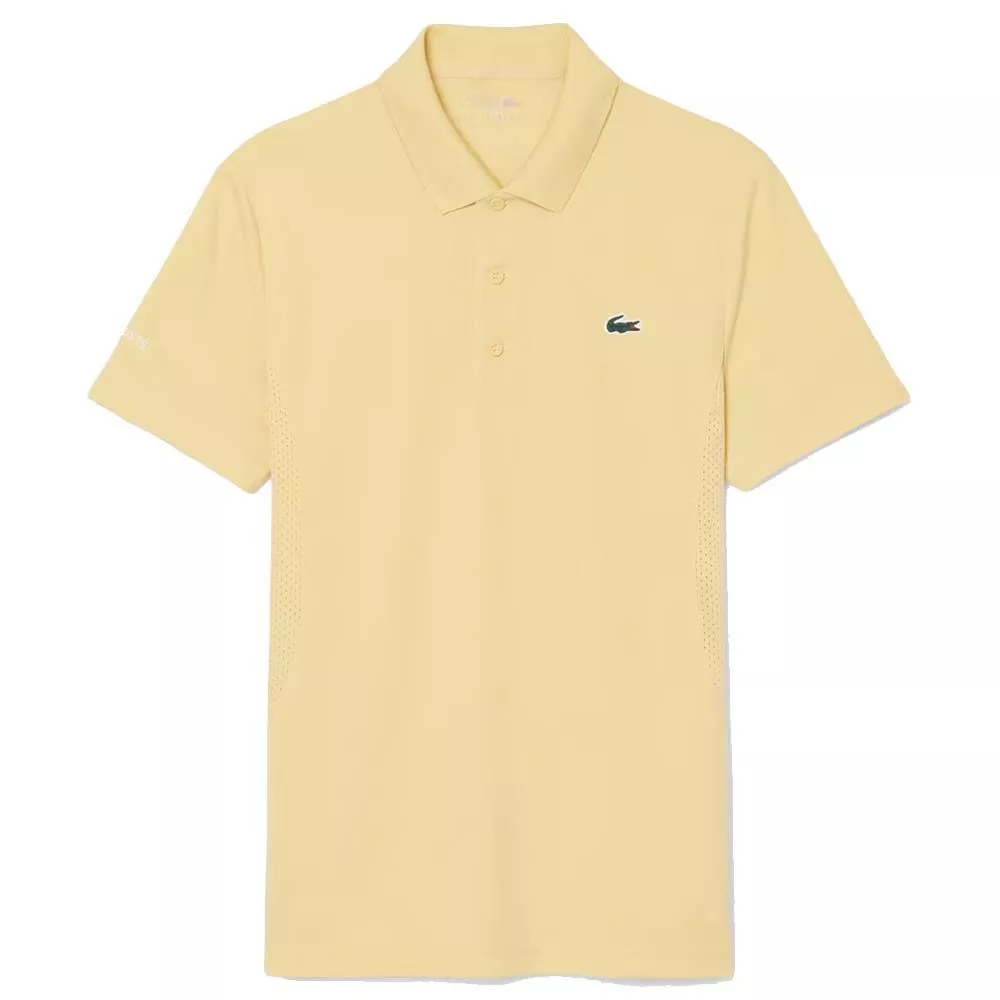 Polo Lacoste Padel Novak Djokovic Giallo