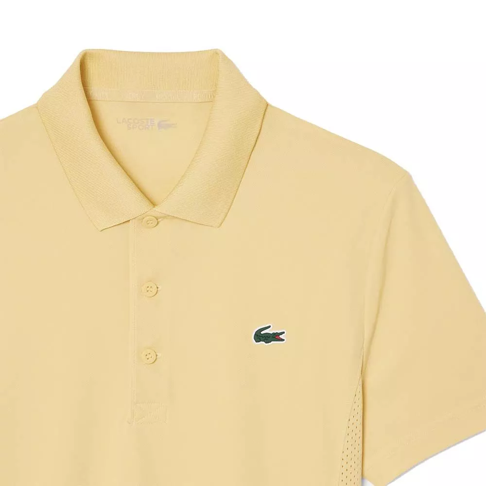 Polo Lacoste Padel Novak Djokovic Giallo