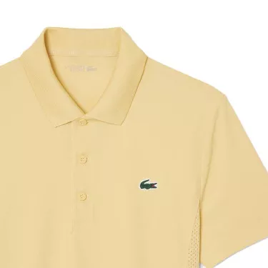 Polo Lacoste Padel Novak Djokovic Giallo
