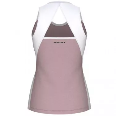 Canotta Head Petite Play Tech Rosa Cipria