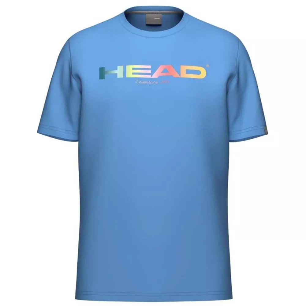 T-Shirt Head Rainbow Azzurro Cielo