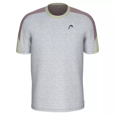 T-Shirt Head Play Tech 26 Grigio Melange