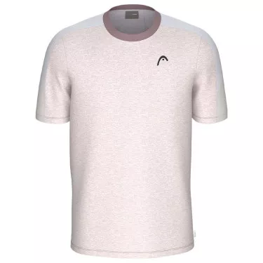 Maglietta Head Play Tech 26 Padel Rosa Mélange