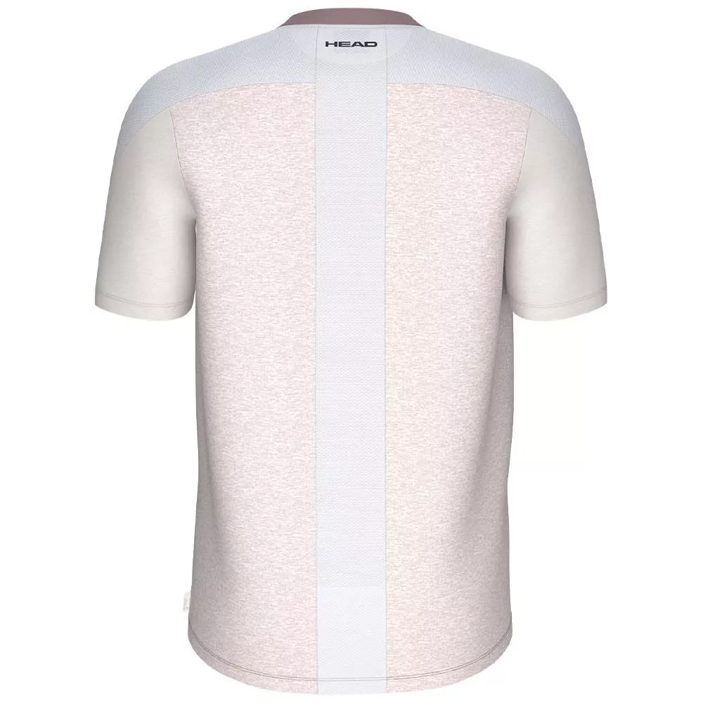 Maglietta Head Play Tech 26 Padel Rosa Mélange